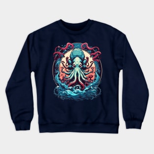 Release The Kraken  retro vintage design Crewneck Sweatshirt